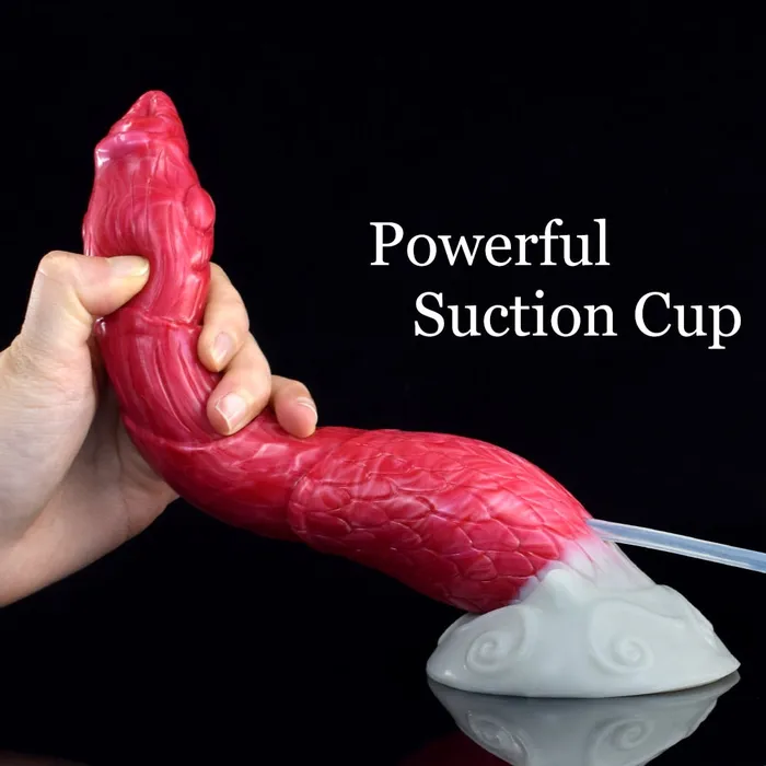  84Inch Cotys Deer Horn Ejaculating Alien Dildo DirtyToyz Dildos