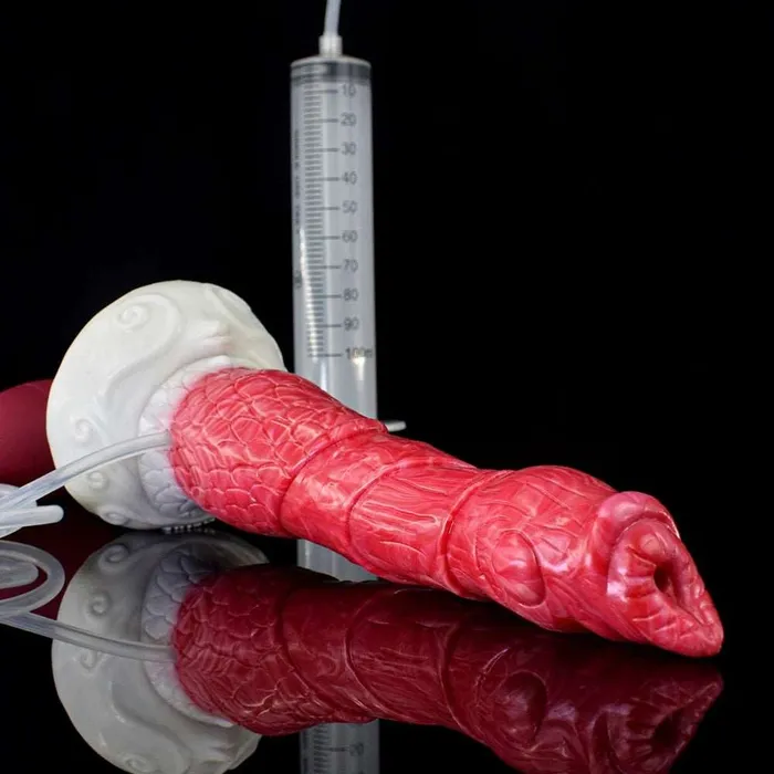  84Inch Cotys Deer Horn Ejaculating Alien Dildo DirtyToyz Dildos
