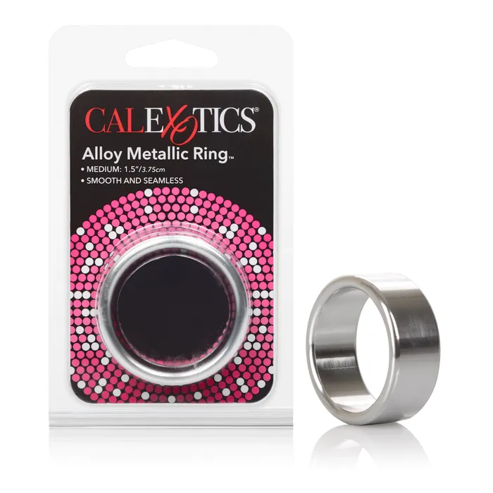 Alloy Metallic Ring Medium CalExotics Male Sex Toys