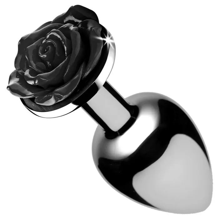 Anal Black Rose Anal Plug Small XR Brands Booty Sparks