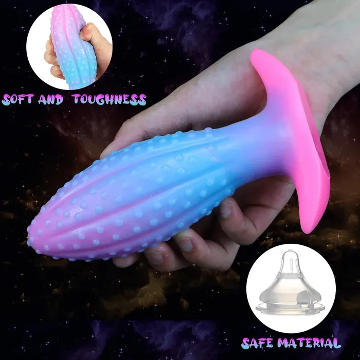 Anal Domlust Luminous Silicone Dildo Butt Plug Knots Anal Dildos Sex Toys for Women Men Anal Domlust Luminous Silicone Dildo Butt Plug Knots Anal Dildos Sex Toys for Women Men