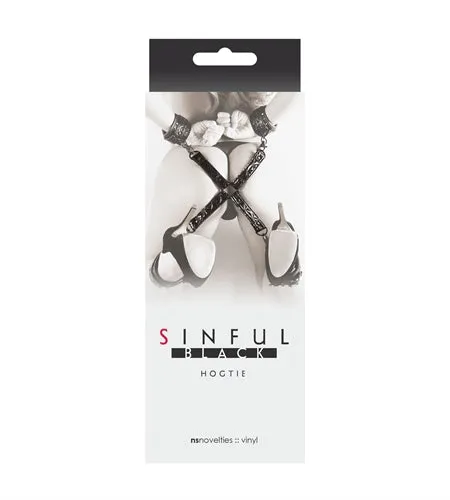 Anal nsnovelties Sinful Hogtie Black