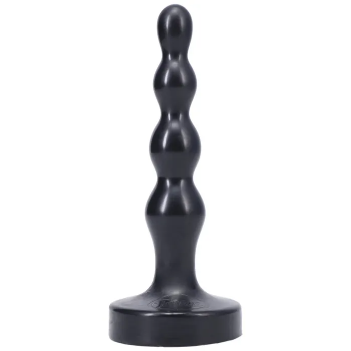 Anal Tantus Tantus Silicone Ripple Small Silicone Butt Plug Black Bumpy Anal Plug