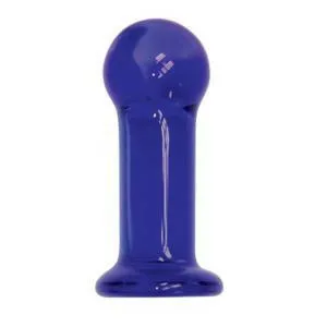 Anal The 9s First Glass Indigo Anal Plug Blue Holiday Blowout Sale