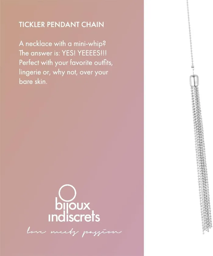 Bijoux Indiscrets USA Inc Bondage Day Collar Bijoux Indiscrets Magnifique BDSM Collar with Tickler Pendant Couples