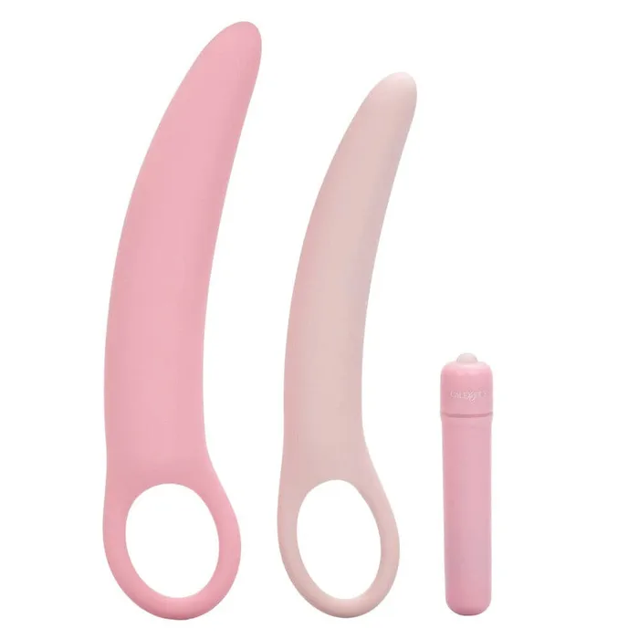 California Exotic Couples Inspire Silicone Vibrating Dilator Kit 3 Piece Set California Exotic Couples Inspire Silicone Vibrating Dilator Kit 3 Piece Set