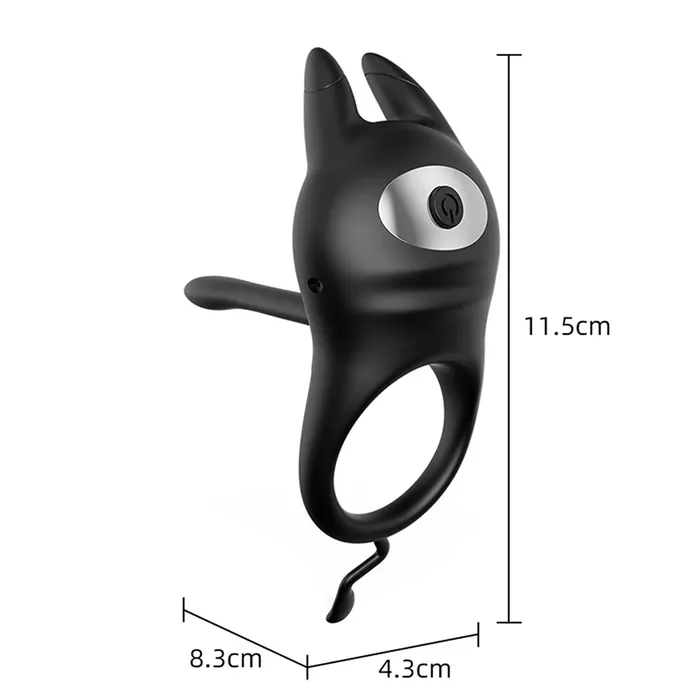 Couples Domlust Vibrating Cock Ring Penis Massager Clitoral Stimulator Rabbit Clit Clamps Couple Sex Toys