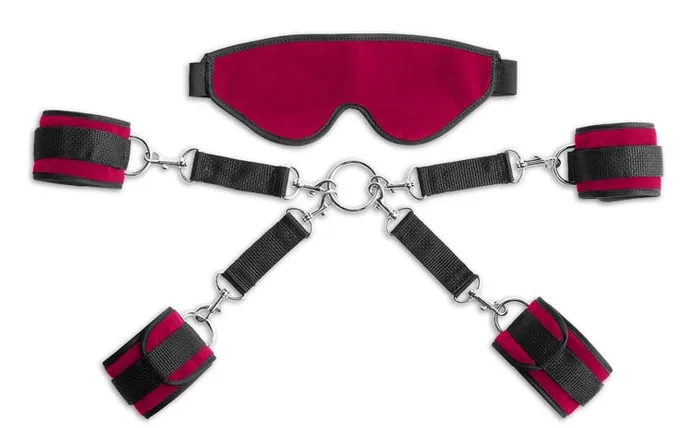 Couples Liberator Bond Deluxe Kit Merlot Microvelvet