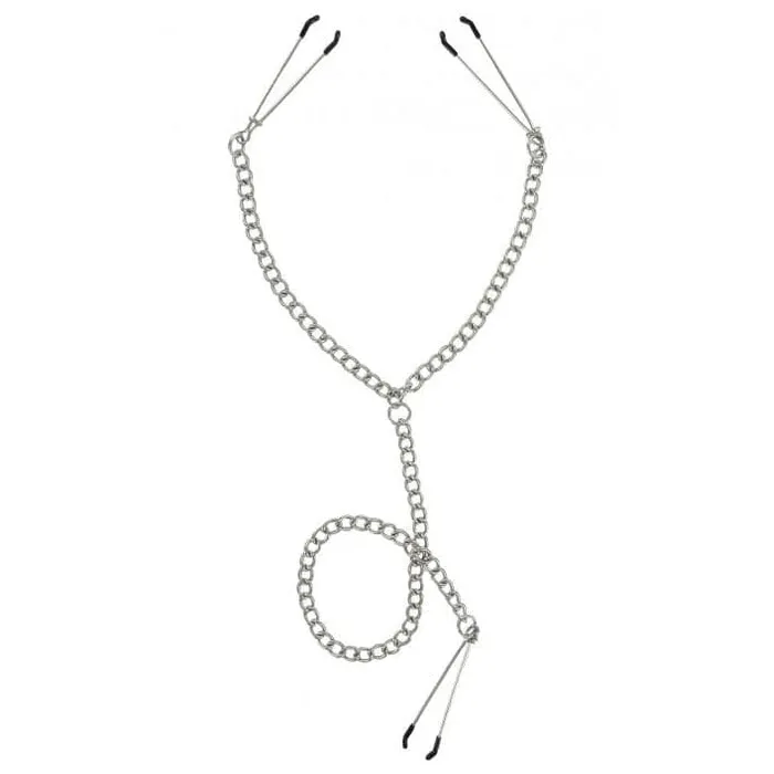 Couples Nipple To Clit Tweezer Clamp Set Master Series