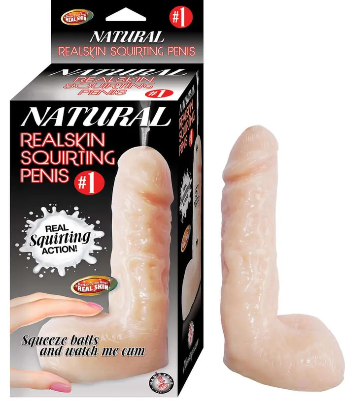 Dildos Nasstoys Natural Realskin Squirting Penis 1 Flesh