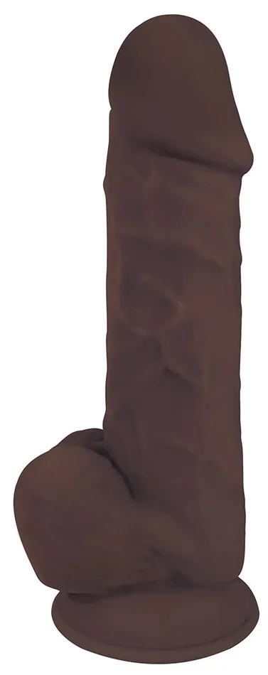 Dildos Sale Specials 8 Inch Fleshstixxx Silicone Dildo With Balls Chocolate