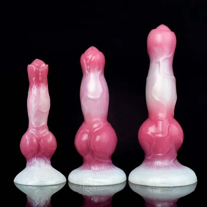DirtyToyz Erebus Lifelike Canine Dog Dildo with Knot in 3 Sizes Rosy Color Female Sex Toys DirtyToyz Erebus Lifelike Canine Dog Dildo with Knot in 3 Sizes Rosy Color Female Sex Toys