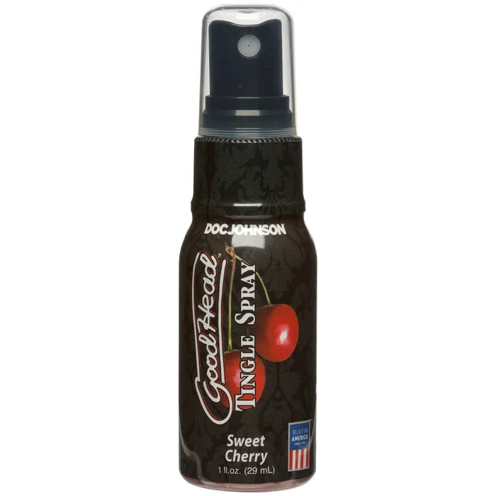 Doc Johnson Vibrators Goodhead Tingle Spray 1 Fl Oz Sweet Cherry