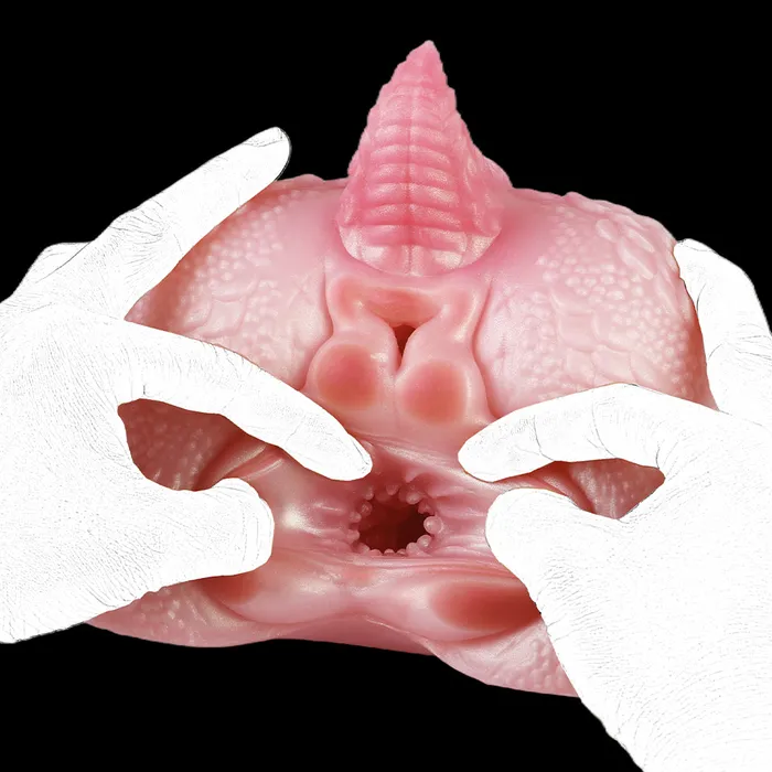Domlust Male Sex Toys Bad Dragon Pussy Pocket Torso Buttocks Masturbator Realistic Animal Butt Replica Sex Toys for Men