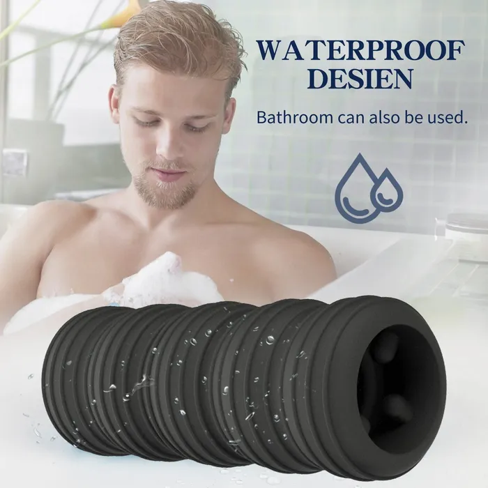 Domlust Male Sex Toys Silicone Pocket Pussy Male Masturbator Strechy Realistic Vagina Penis Massager