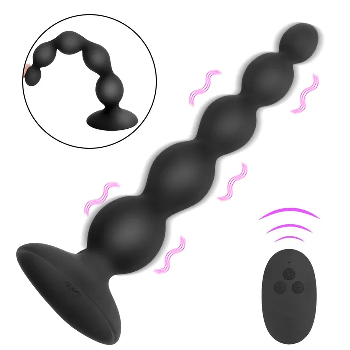Domlust Remote Control Anal Beads Vibrating Butt Plug Prostate Massager Anal Domlust Remote Control Anal Beads Vibrating Butt Plug Prostate Massager Anal