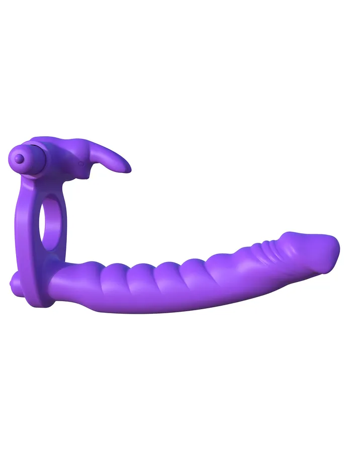 Fantasy CRingz Silicone Double Penetrator Rabbit Purple Pipedream Vibrators Fantasy CRingz Silicone Double Penetrator Rabbit Purple Pipedream Vibrators