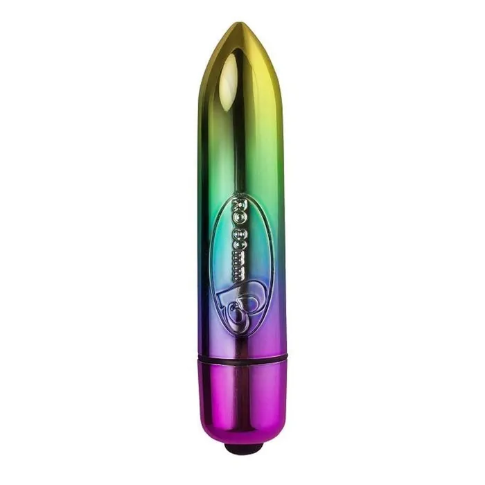 Female Sex Toys Rocks Off Ltd RO80mm Rainbow Bullet Vibrator
