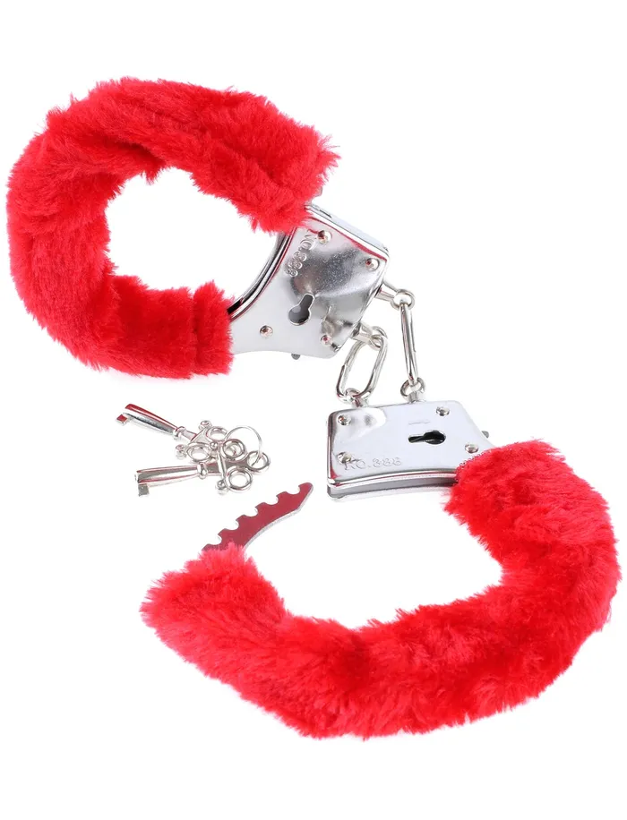 Fetish Fantasy Series Beginners Furry Cuffs Red Pipedream Couples