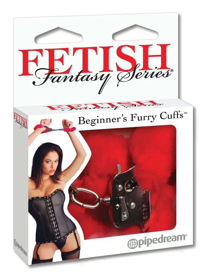 Fetish Fantasy Series Beginners Furry Cuffs Red Pipedream Couples Fetish Fantasy Series Beginners Furry Cuffs Red Pipedream Couples