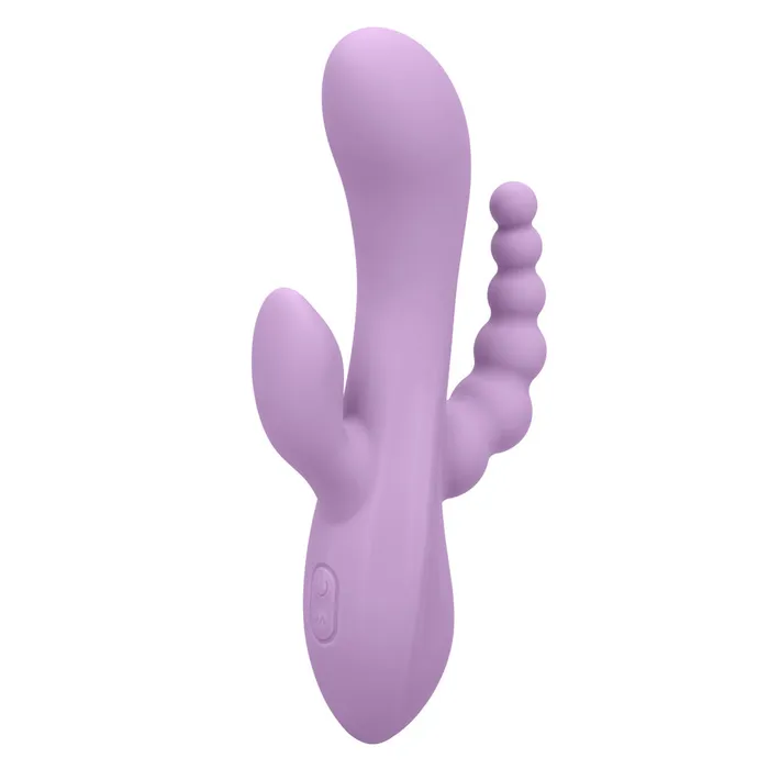 Flex Bend and Hold Triple Rumbler Purple Vibrator CalExotics Vibrators Flex Bend and Hold Triple Rumbler Purple Vibrator CalExotics Vibrators