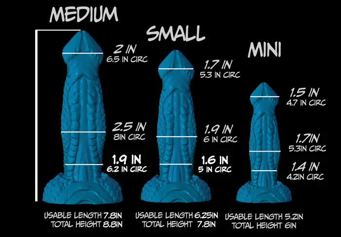 From The Edge Toys Female Sex Toys Small Tallfang Firm Silicone TF598