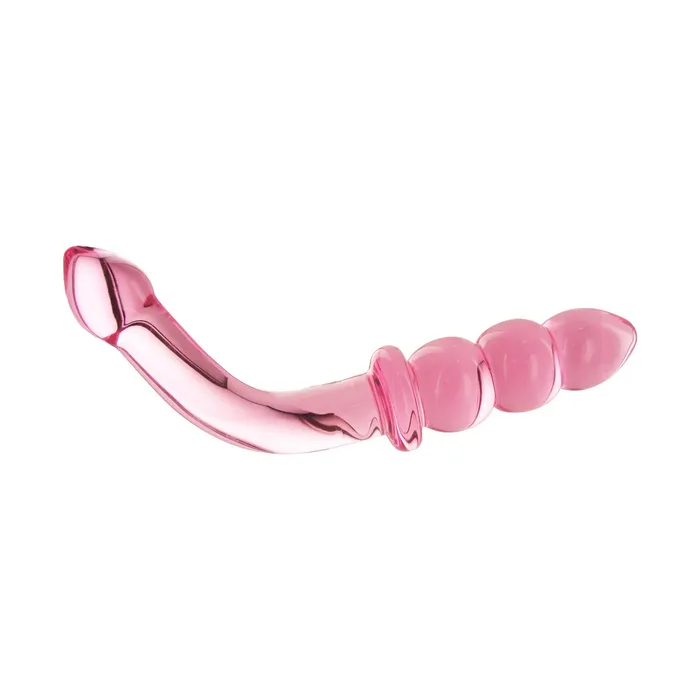 Hamsa Pink Glass Anal Dildo XR Brands Dildos