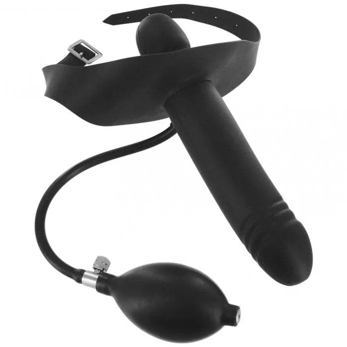 Inflatable Gag With Dildo Master Series Female Sex Toys
