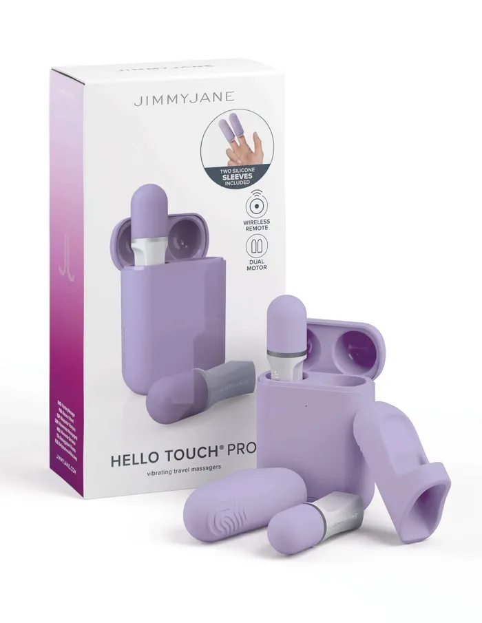 jimmyjane Female Sex Toys Jimmy Jane Hello Touch Pro Lilac Finger Massager jimmyjane Female Sex Toys Jimmy Jane Hello Touch Pro Lilac Finger Massager