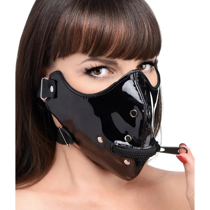 Lektor Zipper Mouth Muzzle XR Brands Vibrators