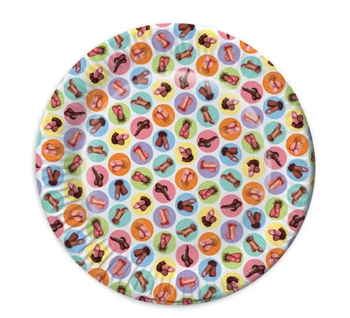 Little Genie Male Sex Toys Mini Penis Plates 8 Pack Whimsical and Fun Party Tableware Little Genie Male Sex Toys Mini Penis Plates 8 Pack Whimsical and Fun Party Tableware