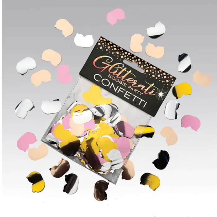 Little Genie Vibrators Glitterati Boobie Party Confetti