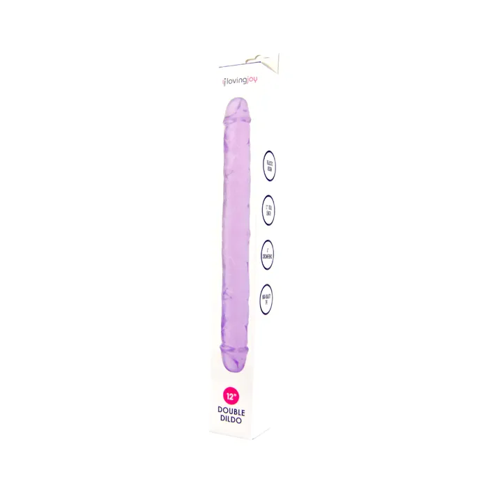 Loving Joy 12 Inch Double Dildo Purple Loving Joy Dildos Loving Joy 12 Inch Double Dildo Purple Loving Joy Dildos
