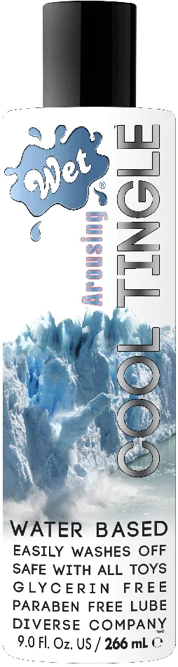 Lubricants Wet Wet Cool Tingle Water Based Lubricant 90 Fl Oz