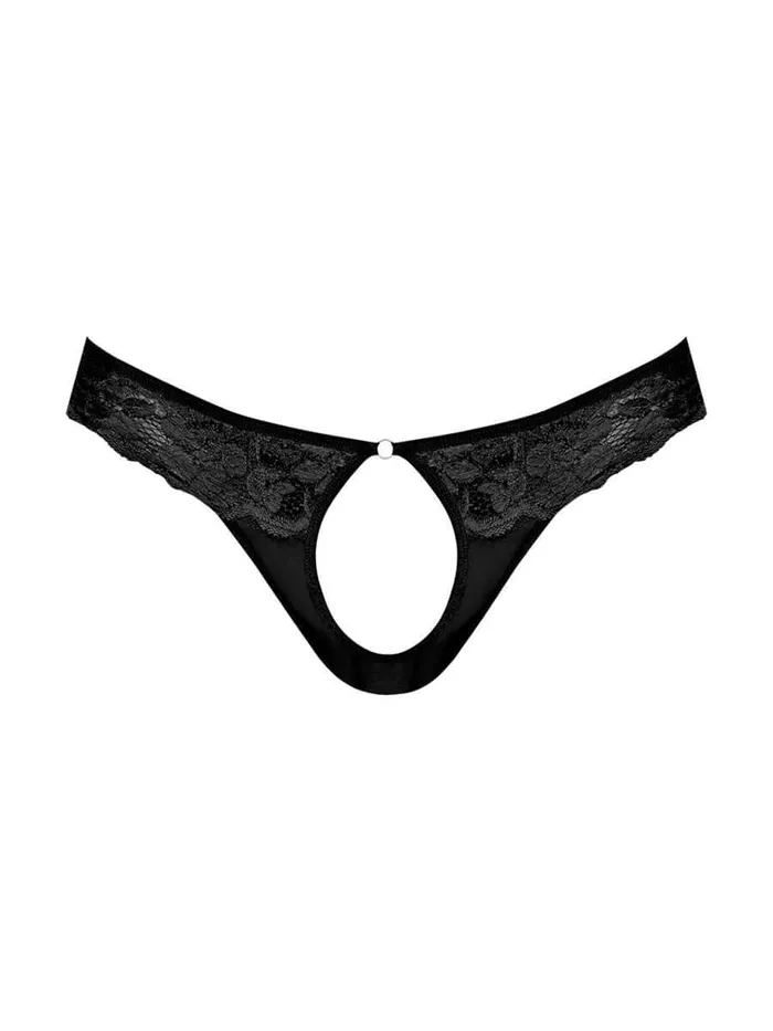Male Power Anal Sassy Lace Open Ring Thong Smallmedium Black Male Power Anal Sassy Lace Open Ring Thong Smallmedium Black