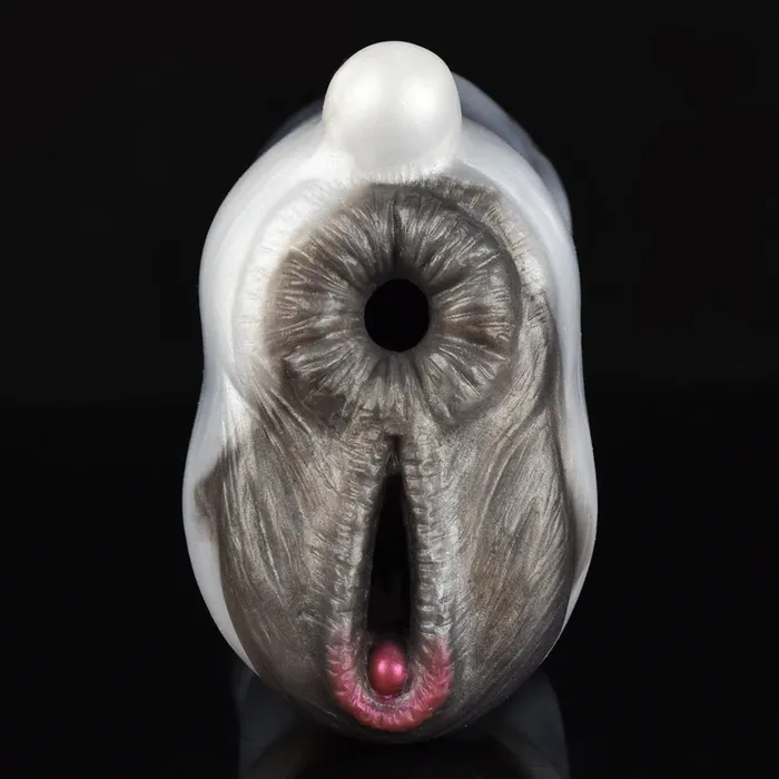 Male Sex Toys Domlust Cow Pocket Pussy Male Masturbator Realistic Animal Vagina Dual Penis Massage Sex Toy for Men