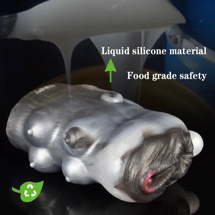 Male Sex Toys Domlust Cow Pocket Pussy Male Masturbator Realistic Animal Vagina Dual Penis Massage Sex Toy for Men