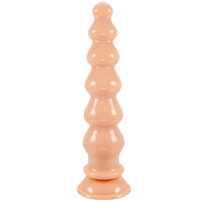 Male Sex Toys Domlust Giant Anal Beads Silicone Dildos Soft Huge Dildo Butt Plug with Big Suction Cup