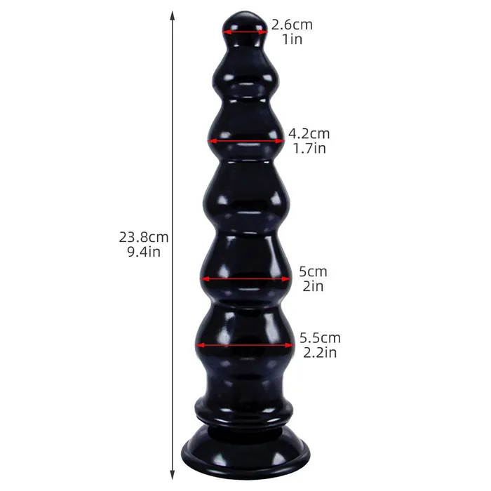 Male Sex Toys Domlust Giant Anal Beads Silicone Dildos Soft Huge Dildo Butt Plug with Big Suction Cup