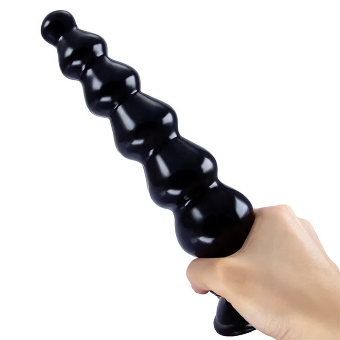 Male Sex Toys Domlust Giant Anal Beads Silicone Dildos Soft Huge Dildo Butt Plug with Big Suction Cup