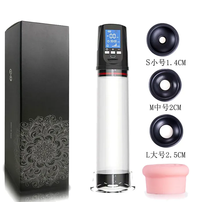 Male Sex Toys Domlust Male Penis Pump Masturbation Cup LCD Panel Vacuum Sucking Vagina Sex Toys for Men Male Sex Toys Domlust Male Penis Pump Masturbation Cup LCD Panel Vacuum Sucking Vagina Sex Toys for Men