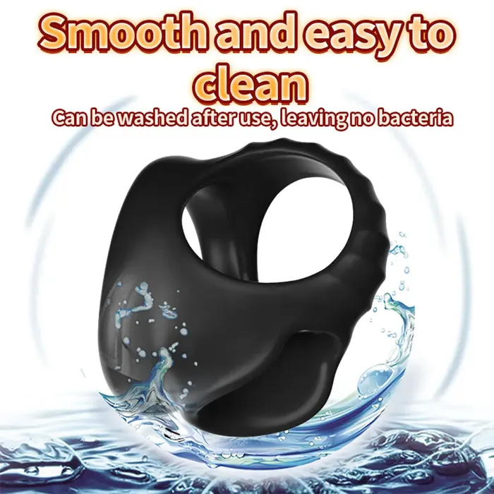 Male Sex Toys Domlust Silicone Cock Ring Male Sex Toy Delayed Ejaculation Double Cockring Penis Massage