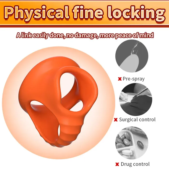 Male Sex Toys Domlust Silicone Cock Ring Male Sex Toy Delayed Ejaculation Double Cockring Penis Massage