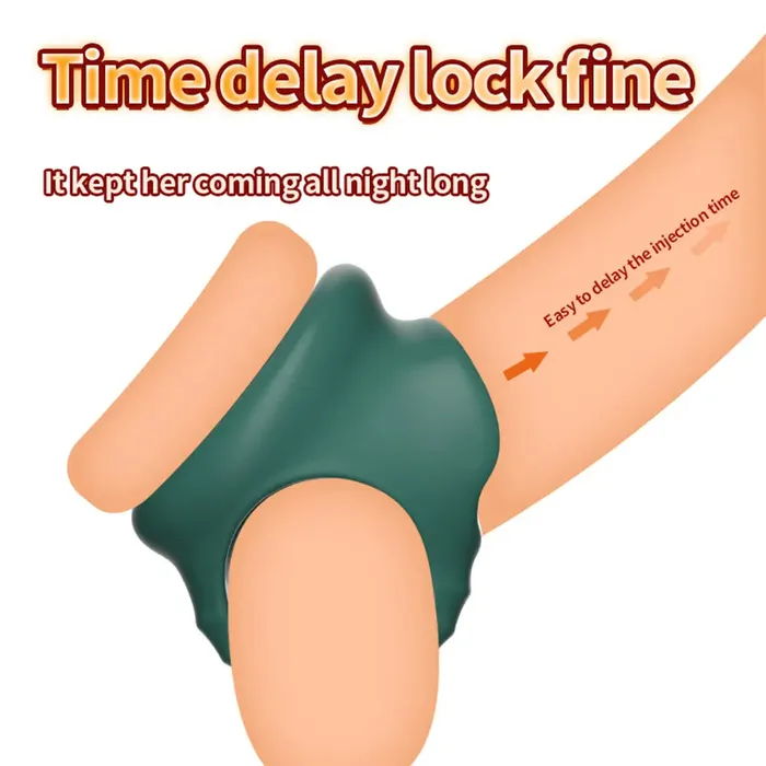 Male Sex Toys Domlust Silicone Cock Ring Male Sex Toy Delayed Ejaculation Double Cockring Penis Massage