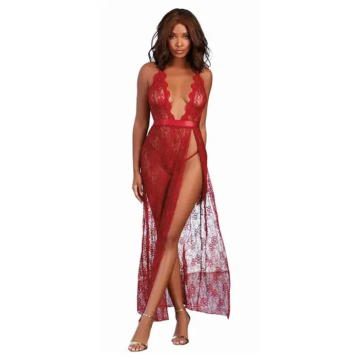 Male Sex Toys Dreamgirl International Dreamgirl Lace Gown GString Garnet XL Hanging Male Sex Toys Dreamgirl International Dreamgirl Lace Gown GString Garnet XL Hanging