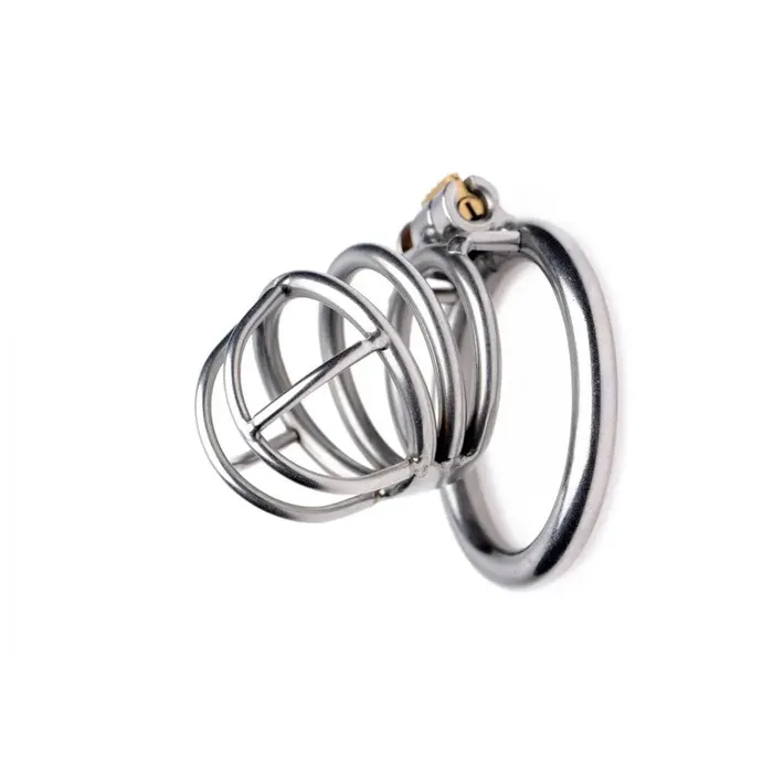 Male Sex Toys Master Series The Pen Deluxe Stainless Steel Locking Chastity Cage Male Sex Toys Master Series The Pen Deluxe Stainless Steel Locking Chastity Cage