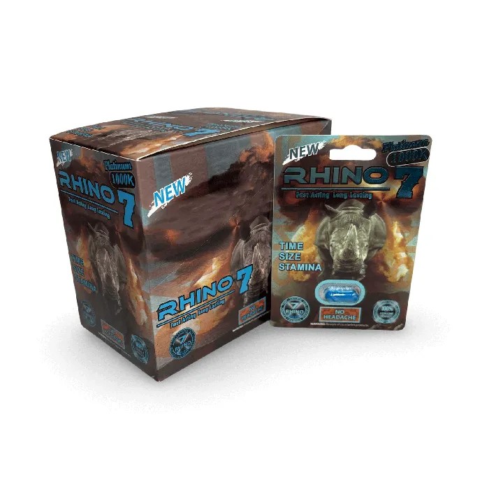 Male Sex Toys Rhino Rhino 7 Platinum 1000K Male Enhancement 24 Count Display for Fast Acting Long Lasting Stamina Size and Time Male Sex Toys Rhino Rhino 7 Platinum 1000K Male Enhancement 24 Count Display for Fast Acting Long Lasting Stamina Size and Time