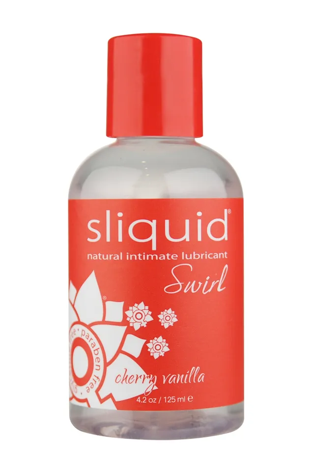 Naturals Swirl Cherry Vanilla 42 Fl Oz 124 ml Sliquid Dildos