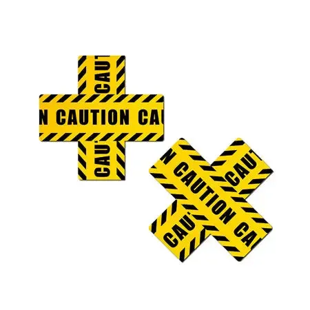 Nipple Clitoral Toys Pastease Pastease Crossed Caution Tape Nipple Pasties Nipple Clitoral Toys Pastease Pastease Crossed Caution Tape Nipple Pasties