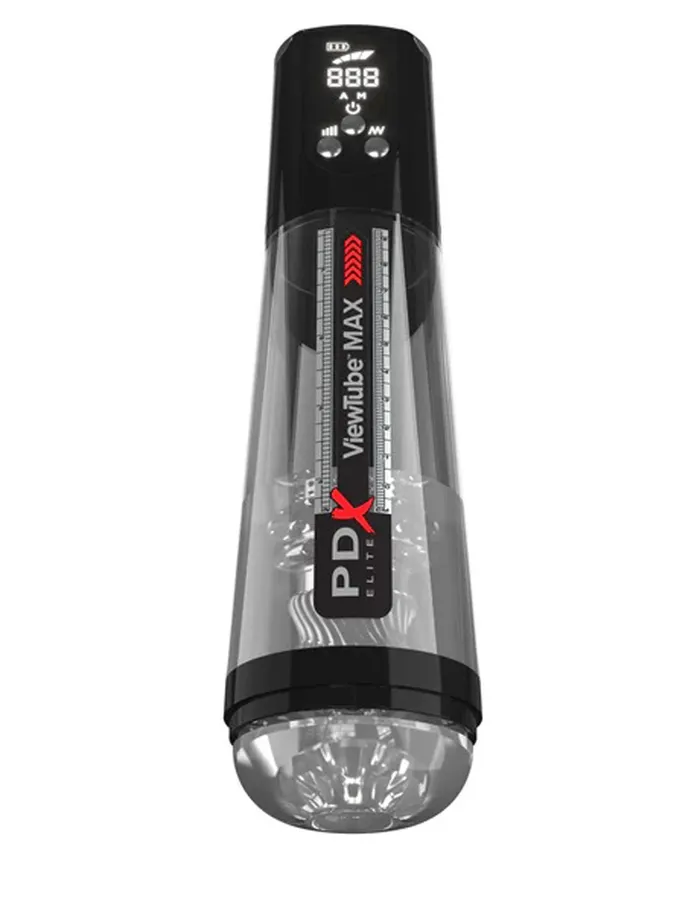 Pipedream Pdx Elite Viewtube Max View Black Anal